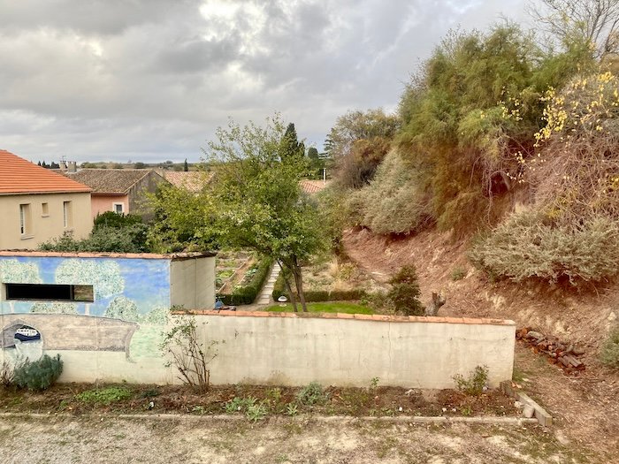 mediterranean garden in Languedoc South of France